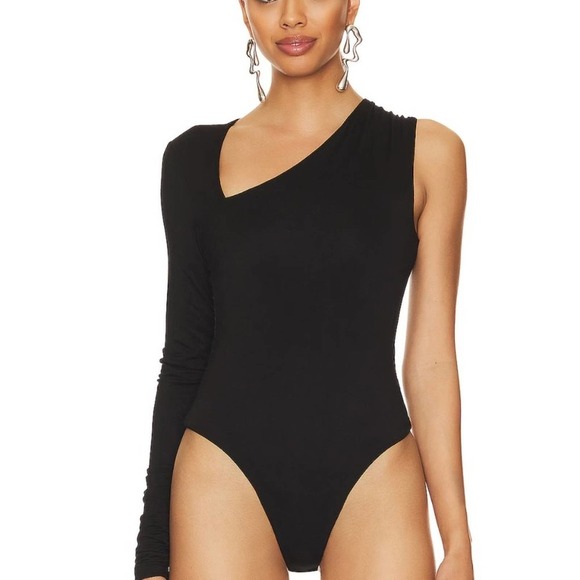 NWOT ALL THE WAYS Nandita Cutout Bodysuit in Black Large - Picture 3 of 3